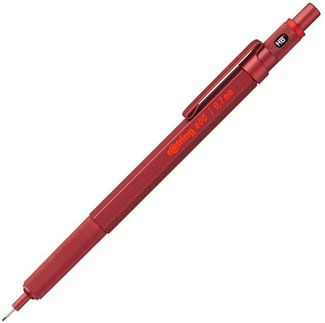 Rotring 600 mekanisk blyant - 0,7 mm - rødt hus