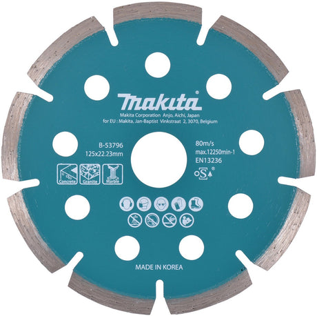 Makita diamantschijf 125x22,23x1,6mm segment