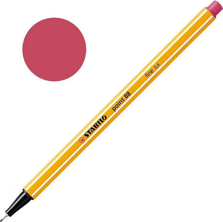 Stabilo point 88 - fineliner - jordbærrød (88 49)