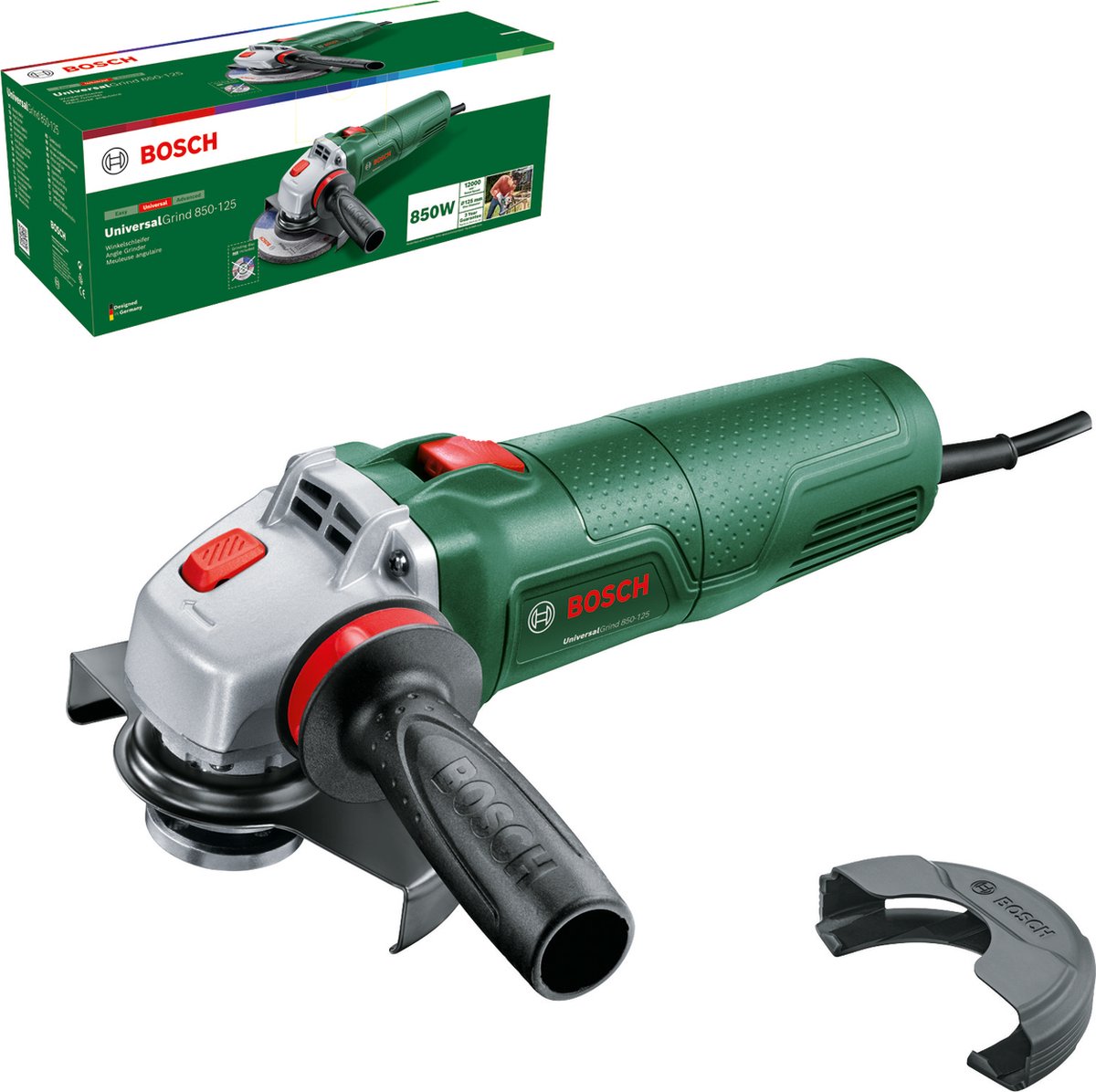 Bosch – universalgrind 850-125 – vinkelsliber – 125 mm – 850 w