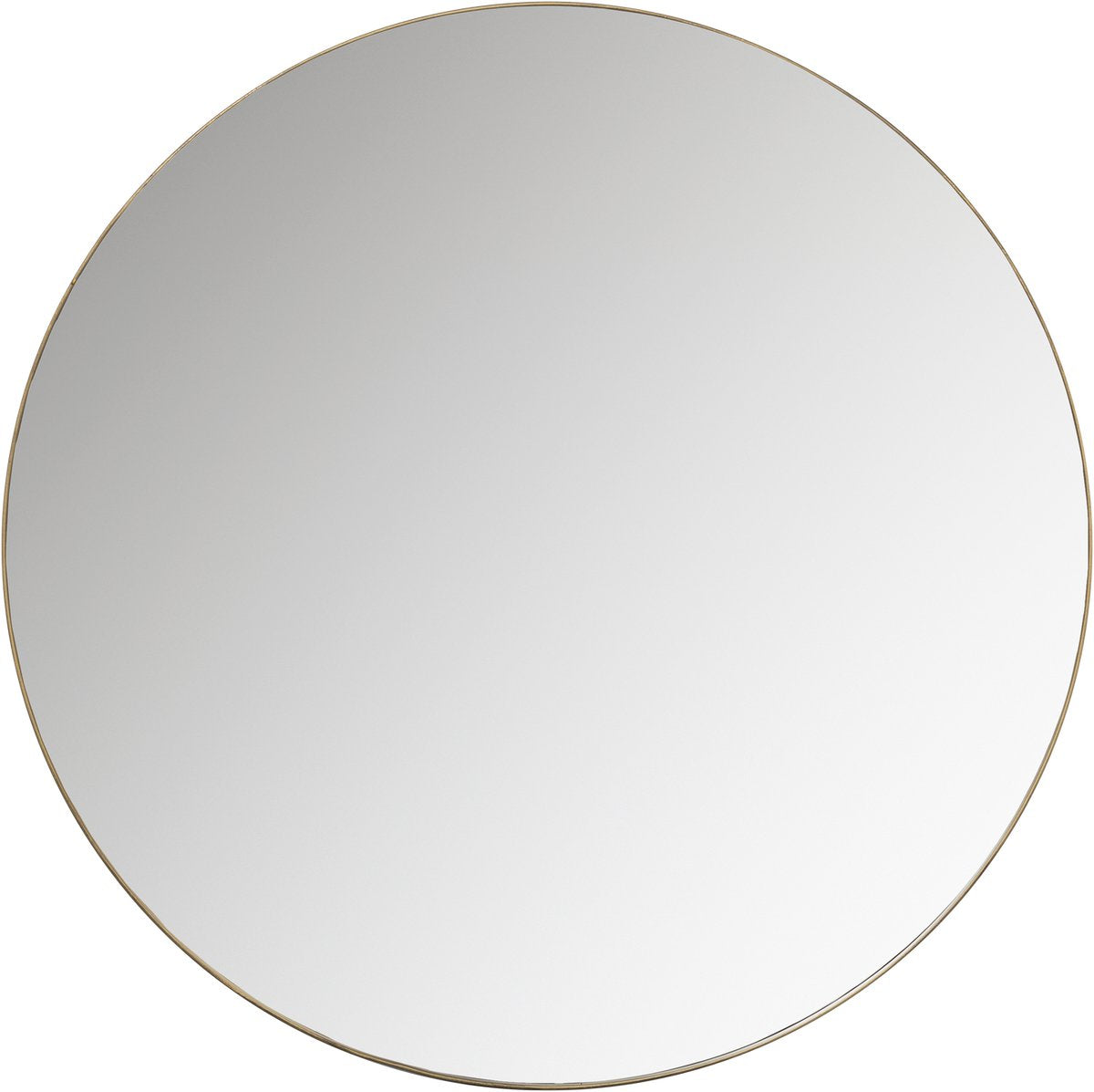 Woood doutzen spiegel - metaal - goud - 115x115x5