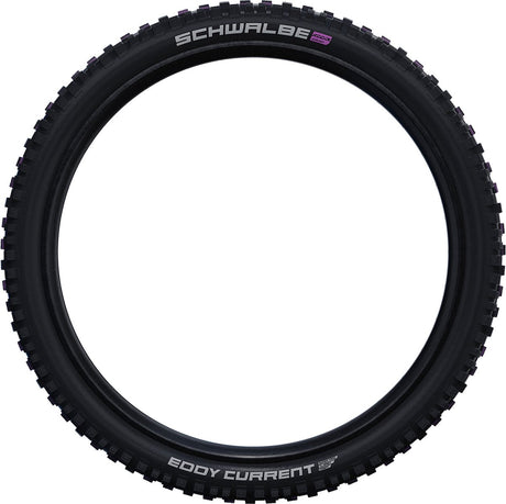 Schwalbe hvirvelstrøm foran - tle - addix ultra soft - super trail - 29x2,40 - sort