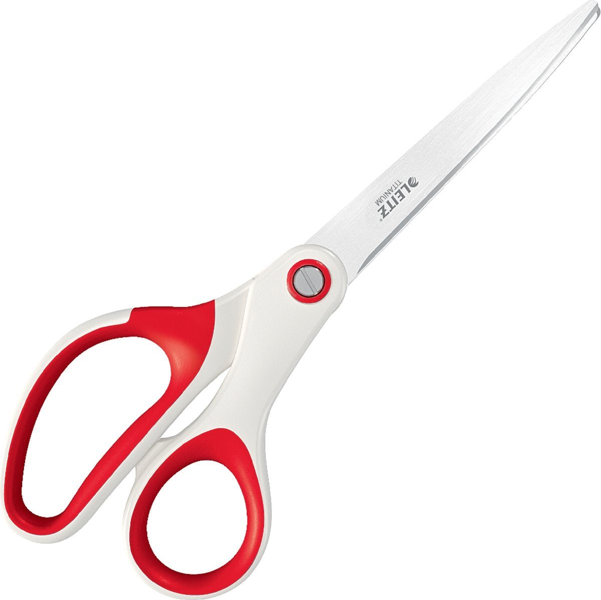 Leitz wow titanium rustfri stål saks - rød