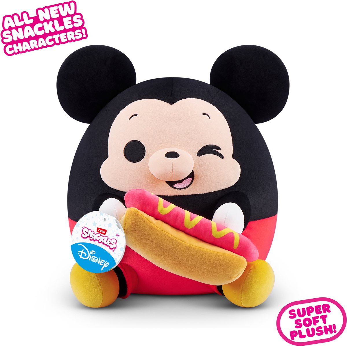 Snackles Disney krammetøj på 35 cm