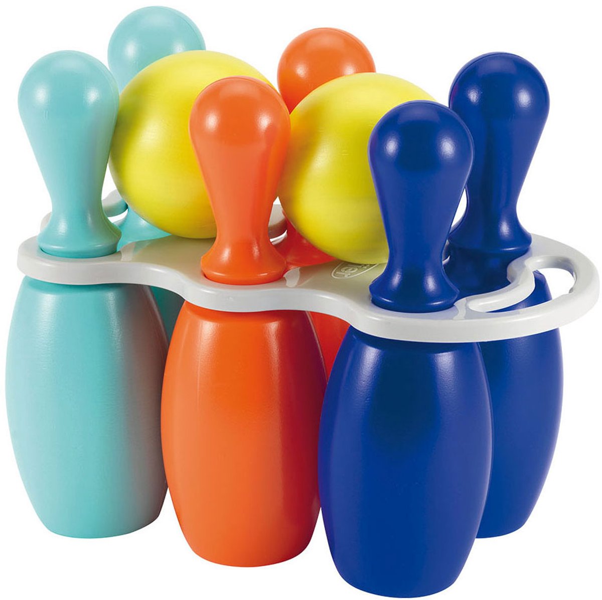Écoiffier ecoiffier bowlingsæt med 2 bolde - 8 stk.