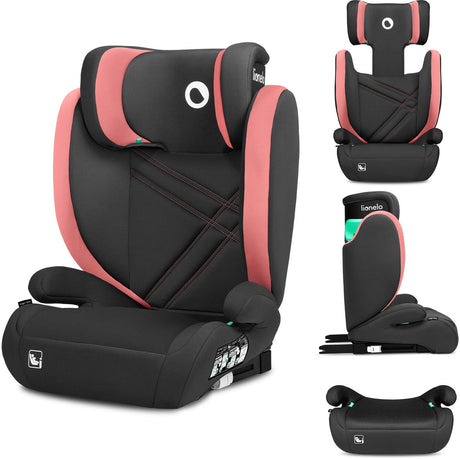 Lionelo hugo i-size – autostol – 100-150 cm – isofix-bælte – justerbar nakkestøtte – avanceret sidebeskyttelse – memoryskum – vaskbart polstring – vokser med dig – komfortabelt sæde – i-size standard r129