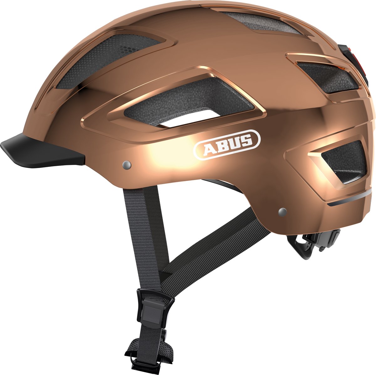 Abus hyban 2.0 cykelhjelm krom rose m (52 til 58 cm)