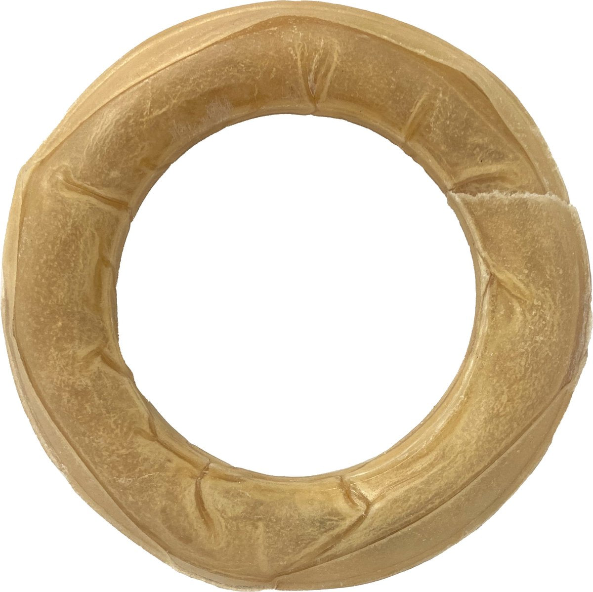 Petsnack - hundesnack - presset tyggering - tørret bøffelskind - 15 cm - 3 stk.