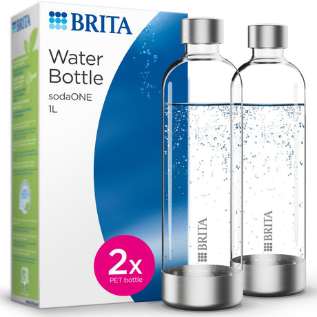 Brita sodaone - plastikflasker til brusende vand - 2 x 1l PET-flaske