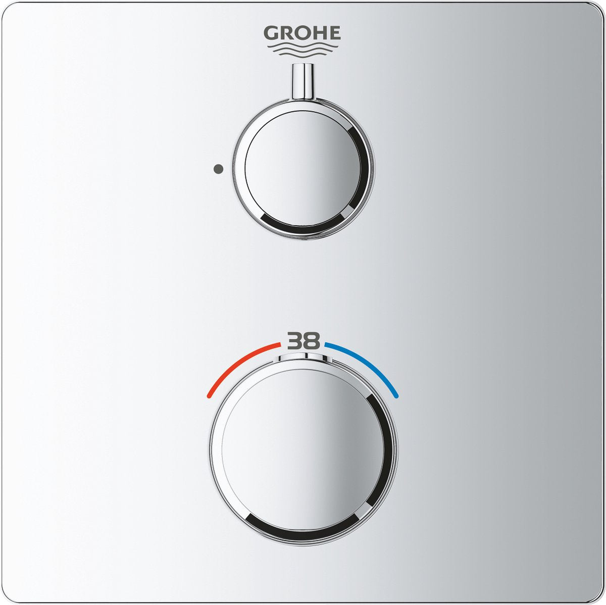 Grohe Grohtherm termostatisk skjult brusehane - krom