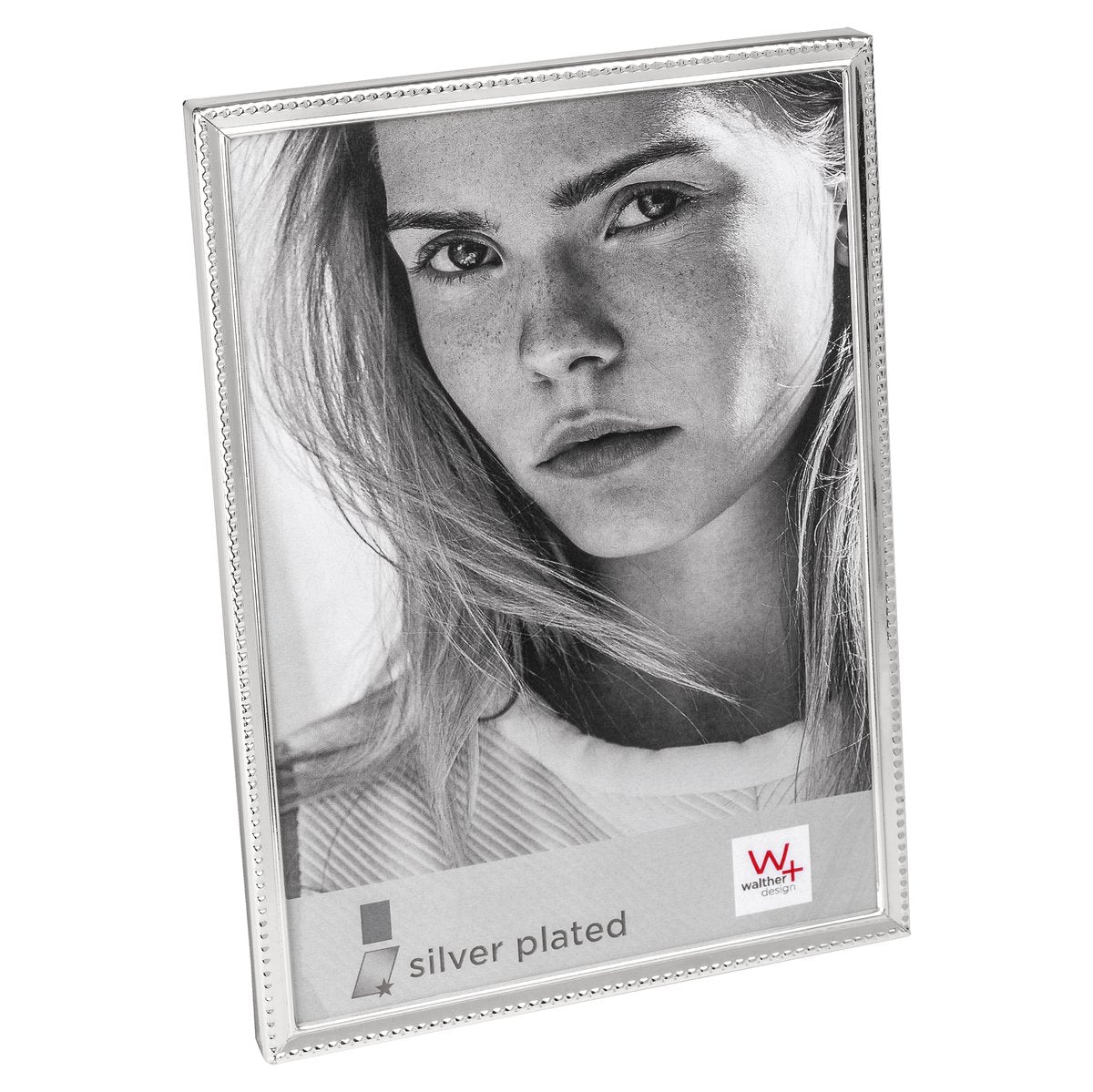 Walther bh015s cosima - portrætramme - fotostørrelse 10x15 cm - sølv