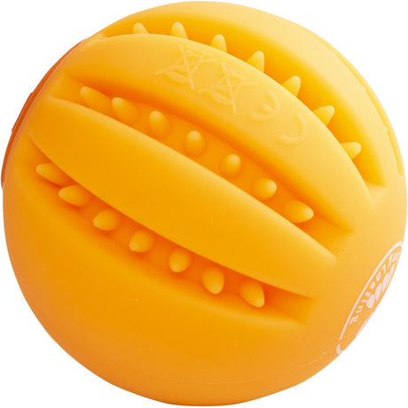 Duvo plus - legetøj til dyr - hund - led blitzkugle 6,4x6,4x6,4 cm orange - 1 stk.