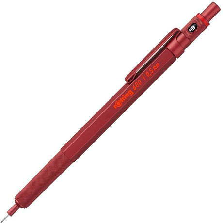 Rotring 600 mekanisk blyant - 0,5 mm - rødt hus