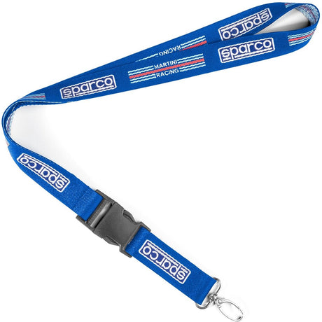Sparco martini racing lanyard martini racing nøglering - blå - flerfarvet - størrelse one size