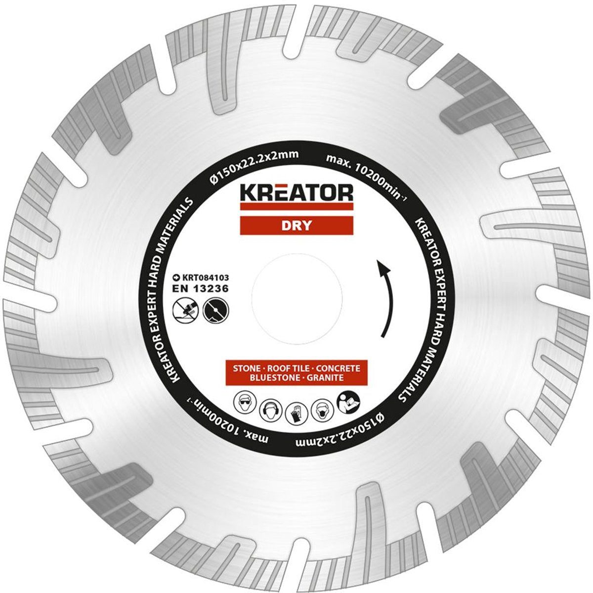 Kreator krt084103 diamantskivesæt – ø150mm