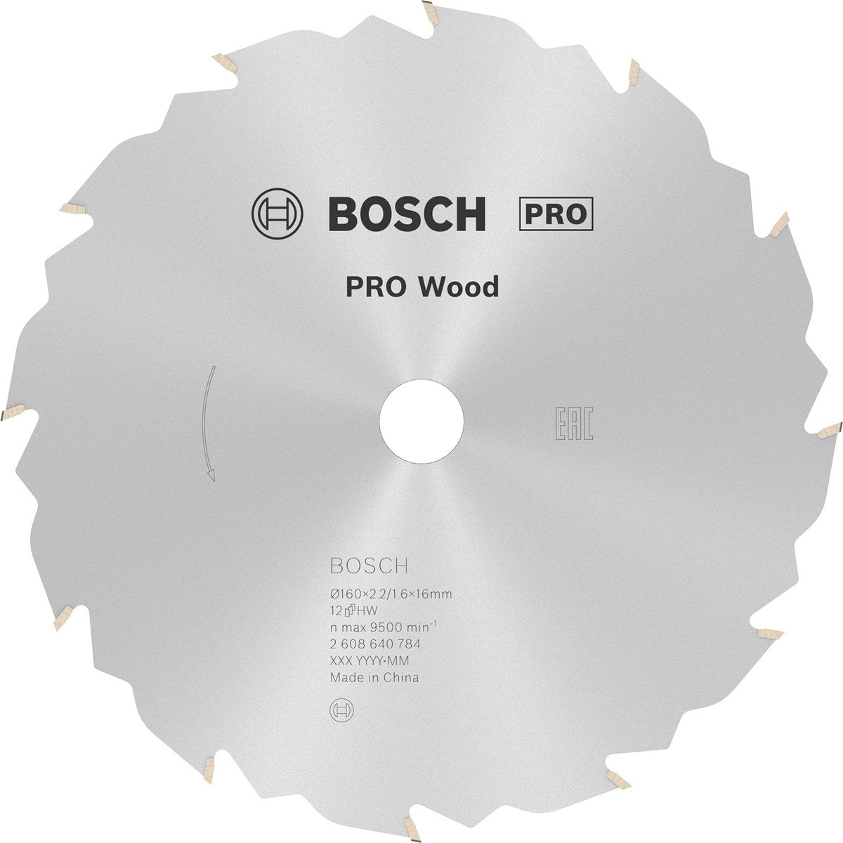 Bosch cirkzb speed 160x16x2,4 12t fz wz
