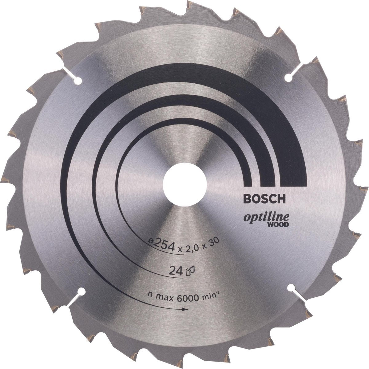 Bosch pro wood rundsavklinge, 254 x 2 x 30 mm