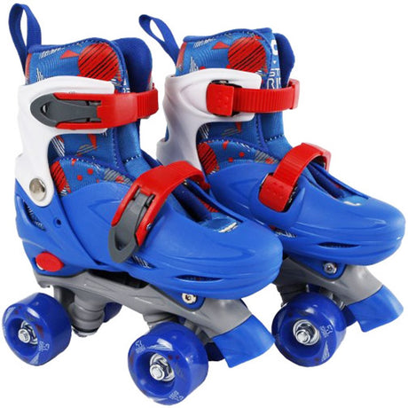 Street Rider Roller Skates Blue Justerbar, størrelse 31-34