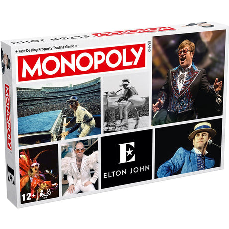 Asmodee vindende træk monopol - brætspil - elton john - engelsk