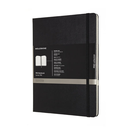 Moleskine professionel notesbog - ekstra stor - hardcover - sort