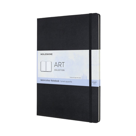 Moleskine art akvarel notesbog - a4 - hardcover - sort