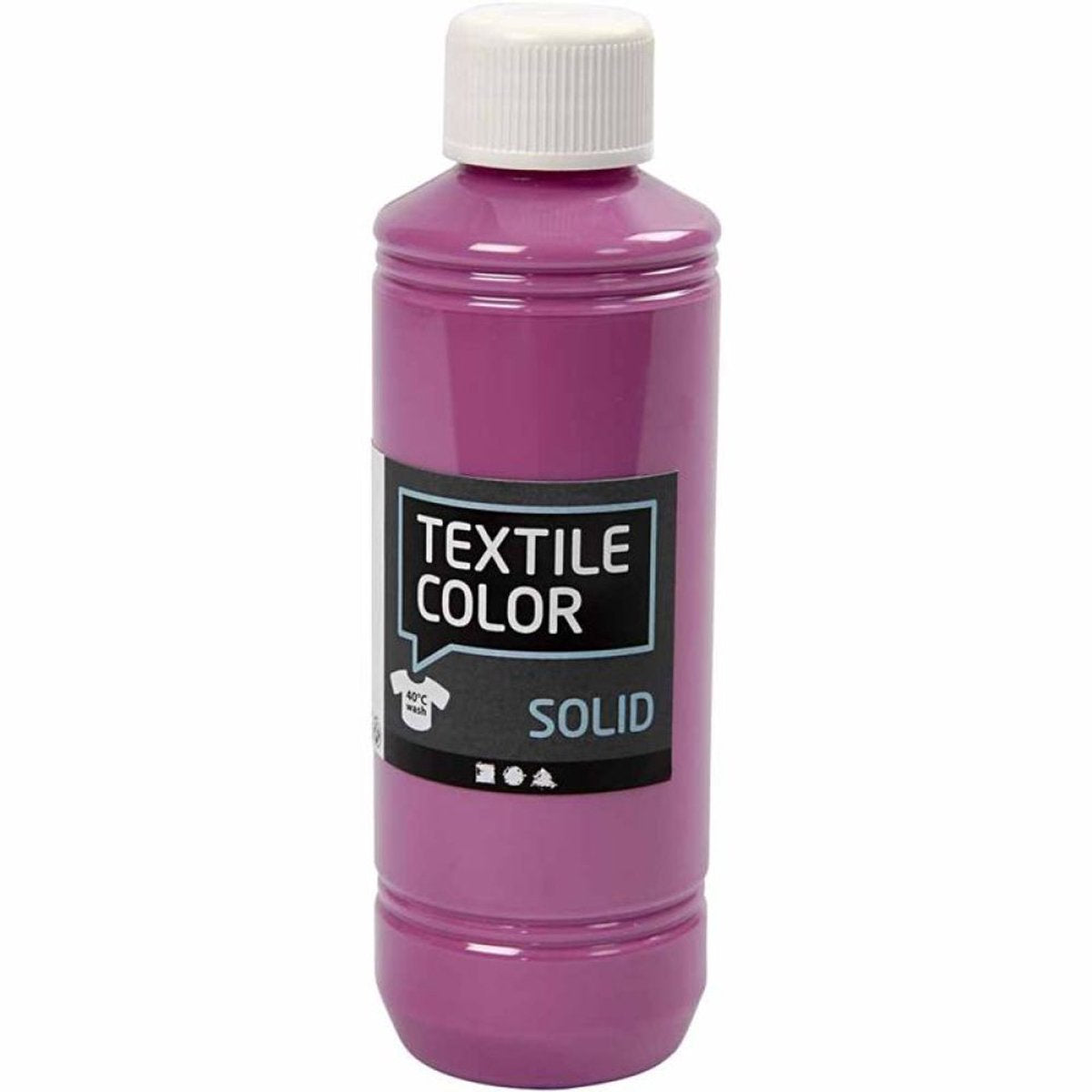 Creativ Company tekstilfarve, der dækker tekstilmaling - Fuchsia, 250 ml