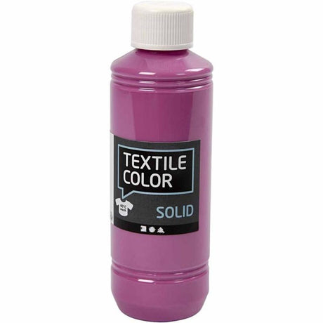 Creativ Company tekstilfarve, der dækker tekstilmaling - Fuchsia, 250 ml