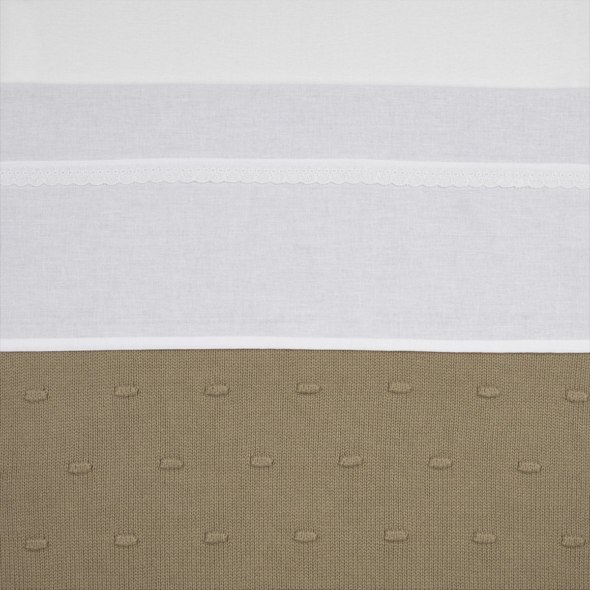 Meyco tremmeseng til baby blonder - hvid - 100x150cm - 0,3 tom