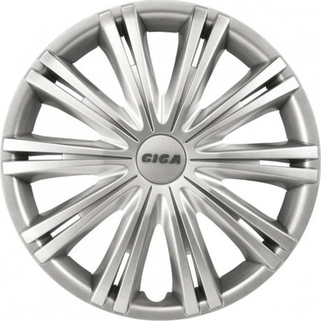 wieldoppen Giga 15 inch ABS zilver set van 4