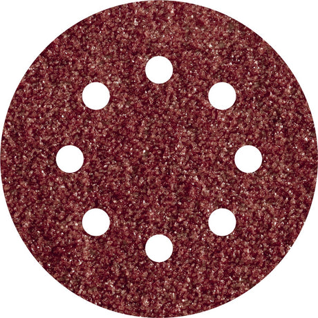 Wolfcraft - sandpapirkorn 80 - 115 mm - 25 stykker - til slibemaskiner - Velcrobeslag - 2271100