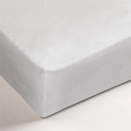 Ambiante - polyester - molton - hoeslaken - extra breed - 180x200 210 cm - wit