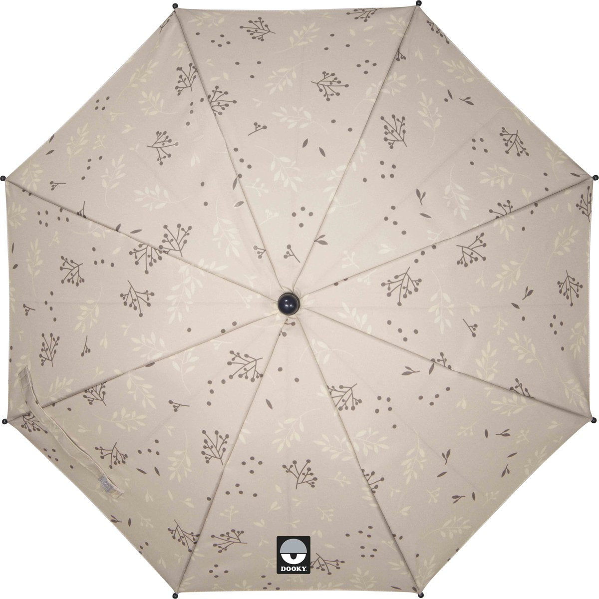 Dooky parasol klapvogn - romantiske blade beige