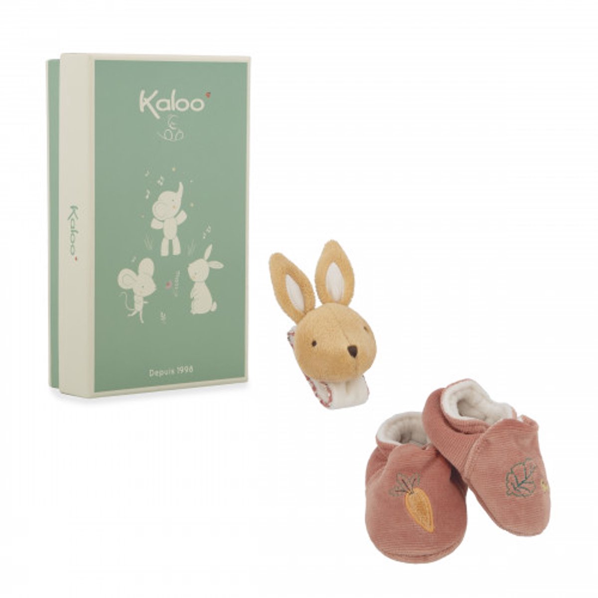 Kaloo - baby gavesæt kanin - pink
