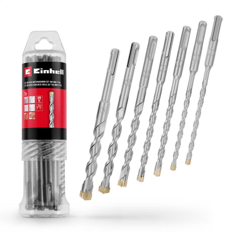 Einhell betonboresæt - 7-delt - 160 mm - sds-plus