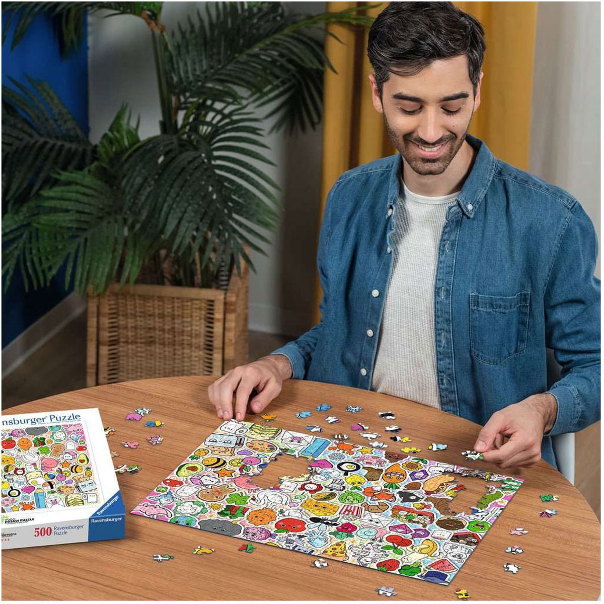 Ravensburger – kawaii – puslespil – 500 brikker