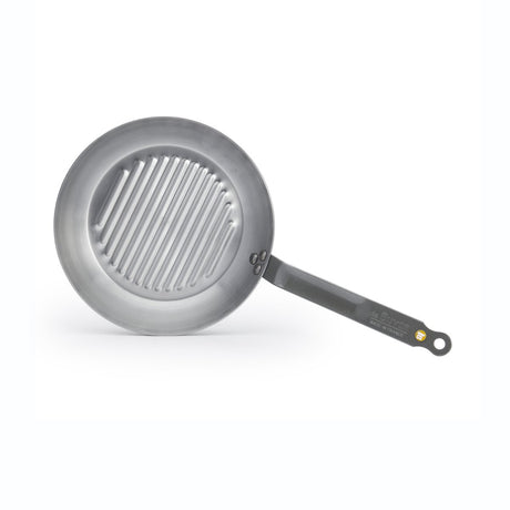 Debuyer de buyer mineral b grillpande 26 cm – stålplade grillpande – pfas-fri – velegnet til induktion – fremstillet i Frankrig