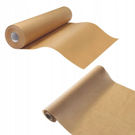 Klausberg bagepapir pergamin 50m – 38cm bred – kb-7904 – brun – til airfryer ovn