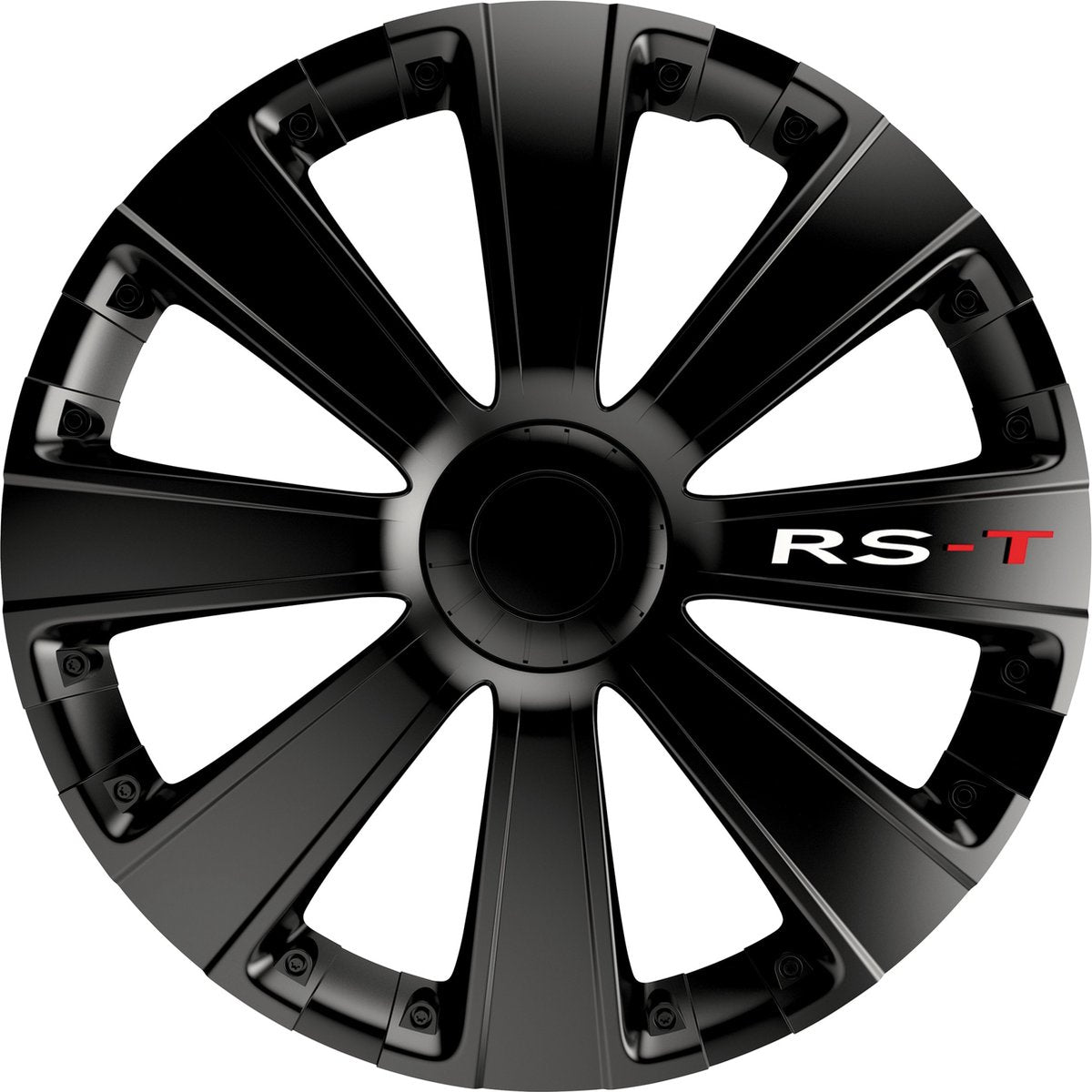 hjulkapsler RS-T 14 tommer ABS sort sæt af 4