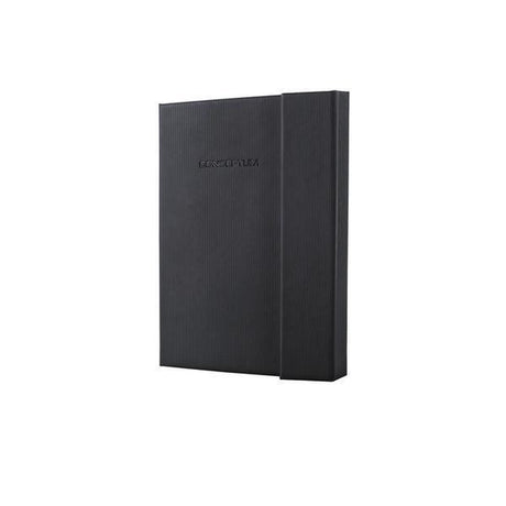 Sigel notesbog conceptum pure a5 sort hardcover 194 sider 80 grams diamant med magnetisk lukning