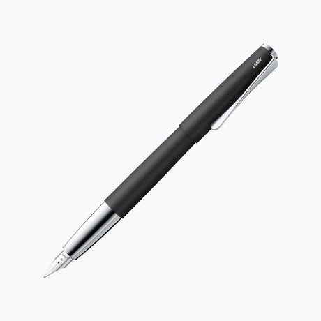Lamy studio sort fyldepen | fuld metalhus | stålspids linjebredde b | elegant propel clip | inklusive T10 blå blækpatron