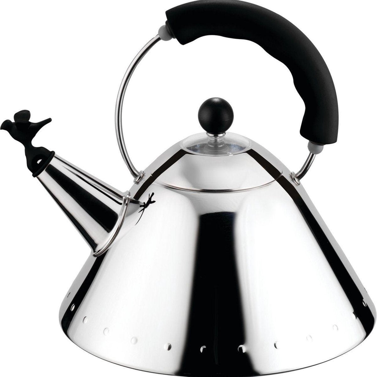 Alessi Michael Graves fløjtekedel - 2,0 l - sort