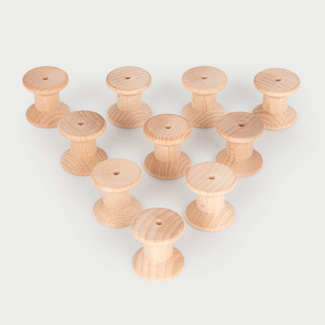Tickit ® natuurlijke houten spoelen