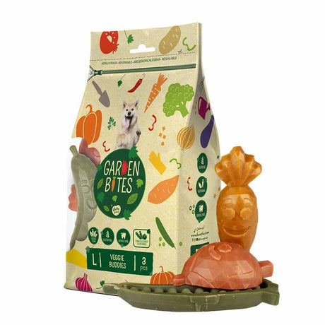 Havebid duvoplus - veggie kammerater hundesnacks - hundegodbidder - vegetarisk glutenfri - stor