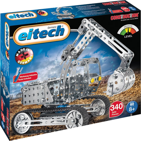 Eitech gravemaskine konstruktion sølv 340 dele