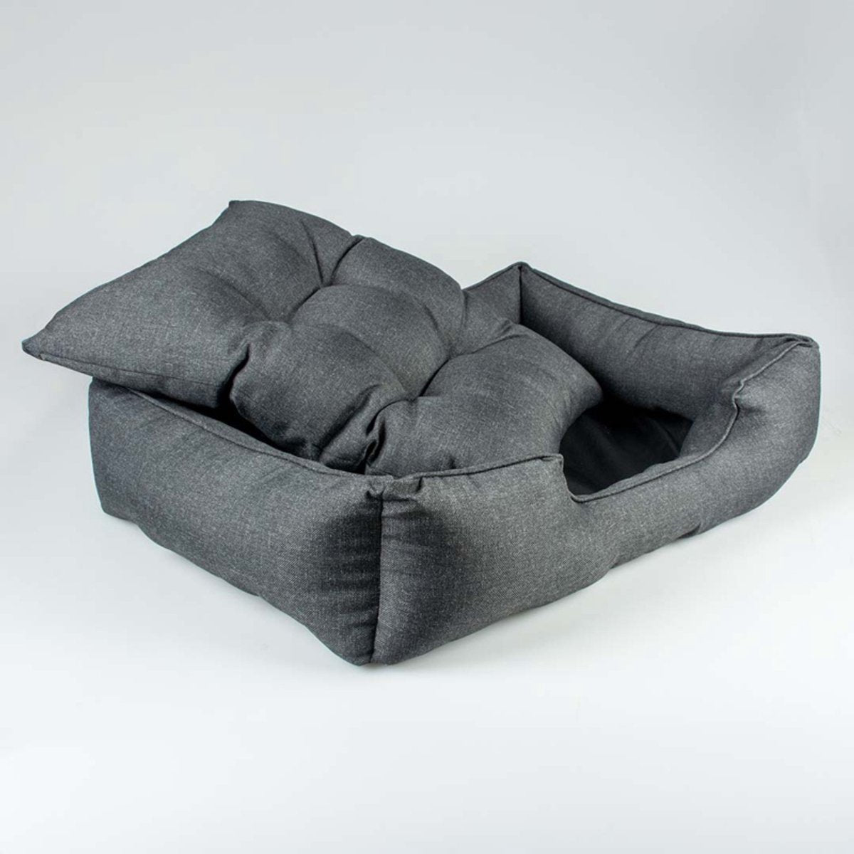 Duvo + duratex hundeseng mørkegrå m-60x80x16cm