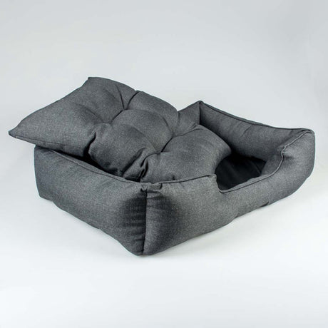 Duvo + duratex hundeseng mørkegrå m-60x80x16cm