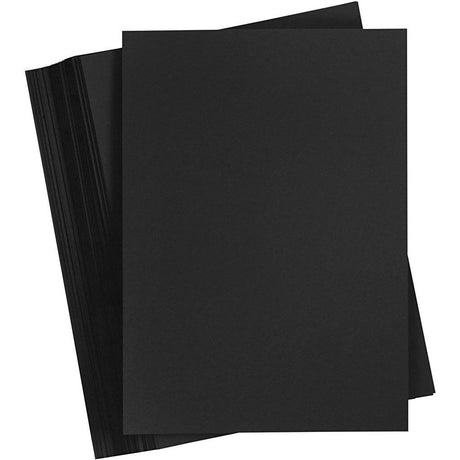 Creativ firma farvet pap, A3, ark 297x420 mm, 180 gr, sort, 100 ark 1 æske