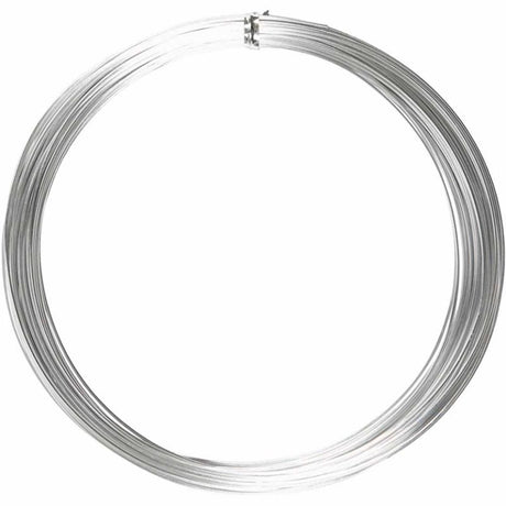 Creativ company alu tråd, rund, tykkelse 1 mm, sølv, 16 m 1 rulle