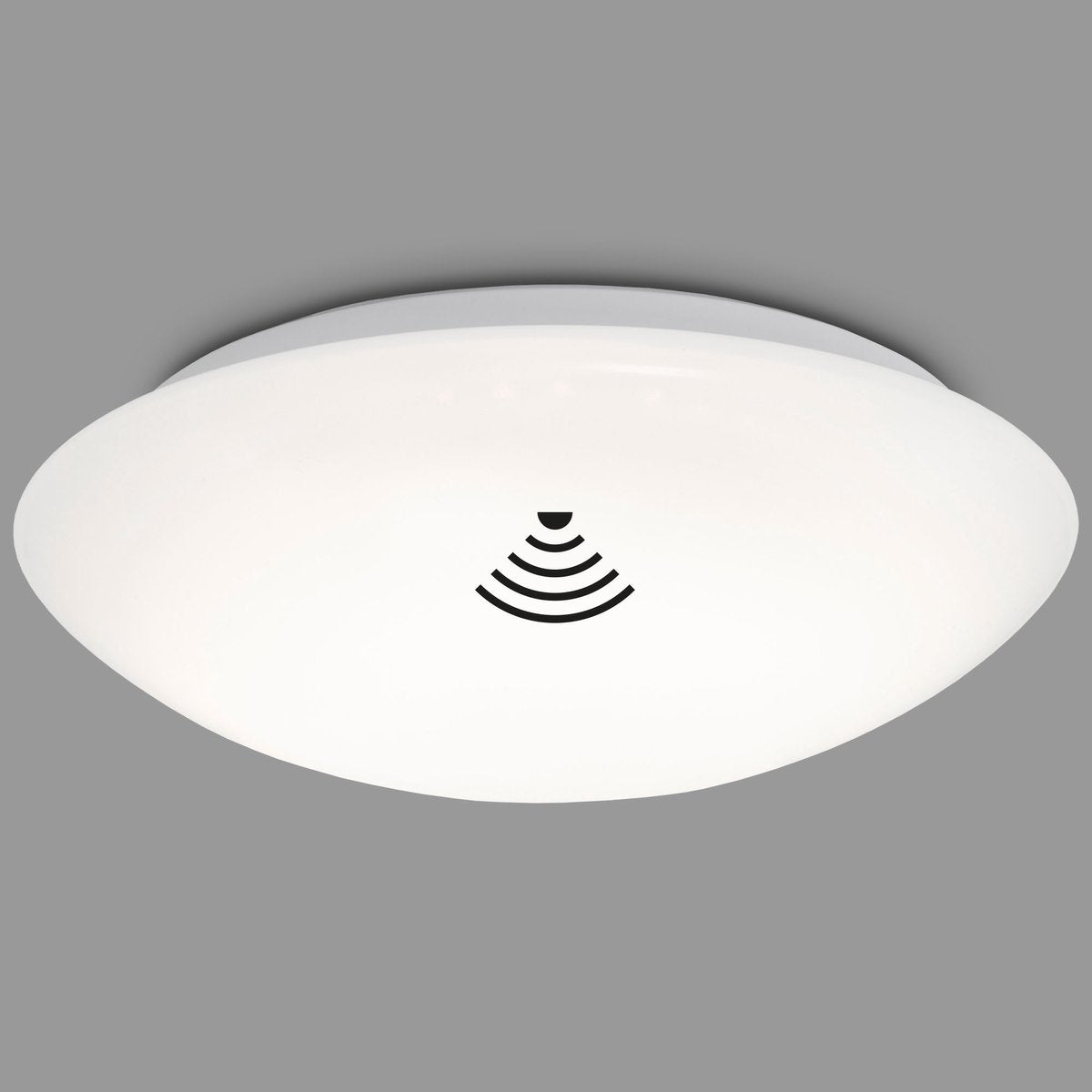 Briloner elipso - LED loftslampe - med bevægelsesdetektor - badeværelsesbelysning - loftslampe med sensor - skumringssensor - timer - ø38 cm