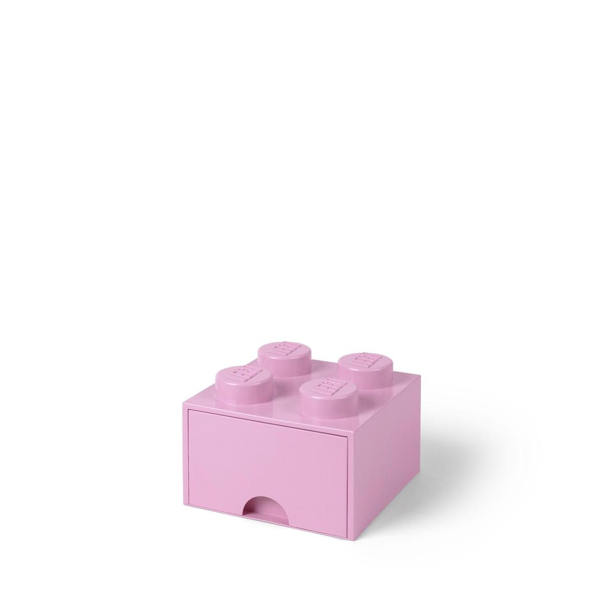 Lego - opbevaringsboks med skuffeklods 4 - polypropylen - pink